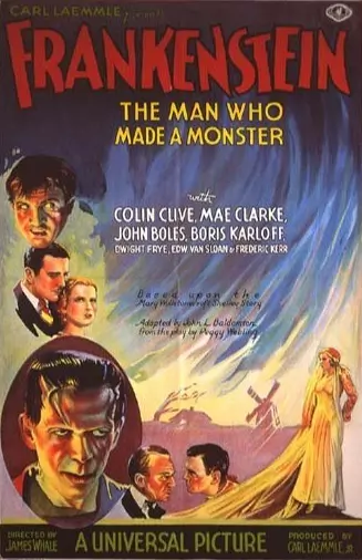 FRANKENSTEIN Classic Movie Poster