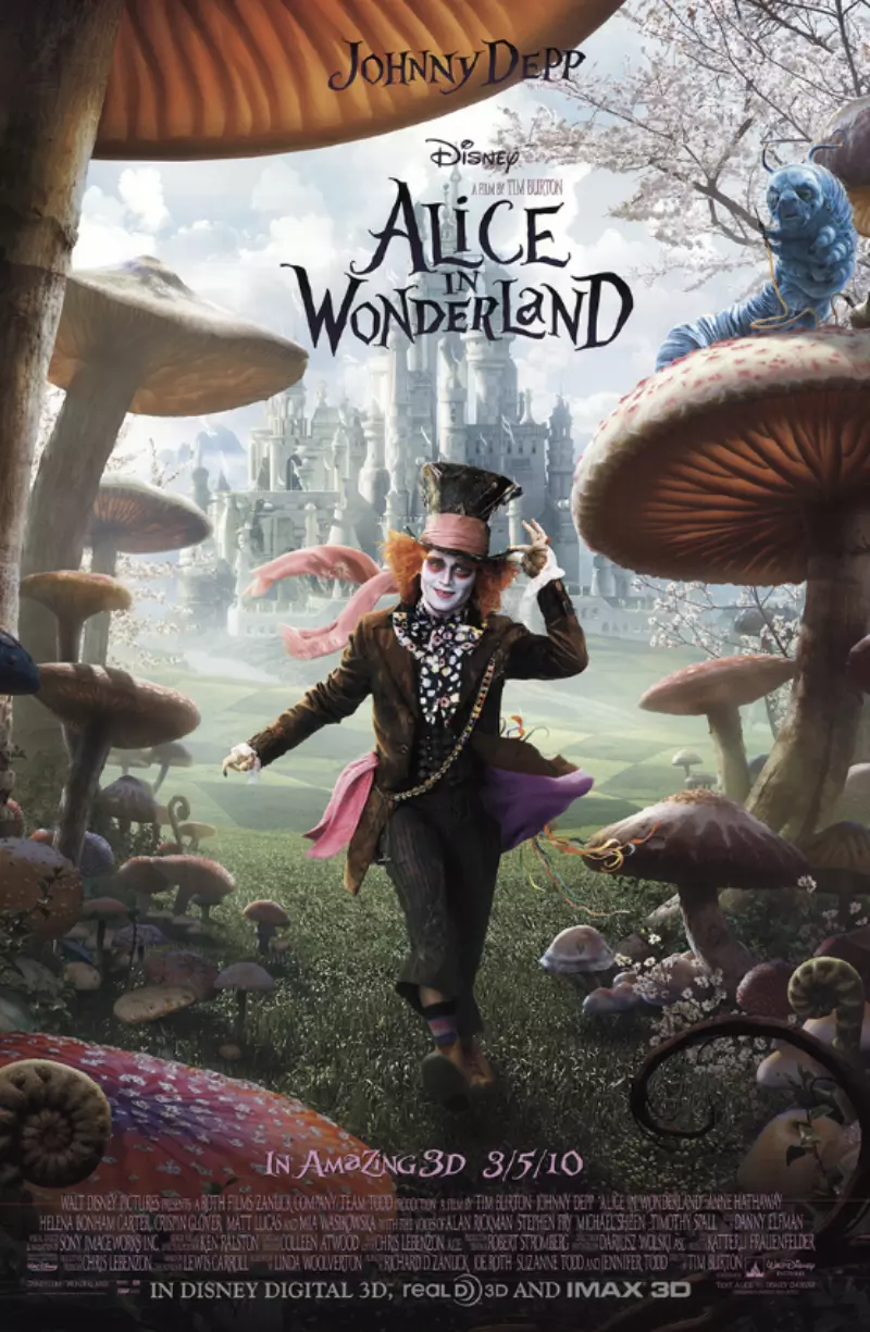 ALICE IN WONDERLAND - TIM BURTON - most successful directors in Hollywood