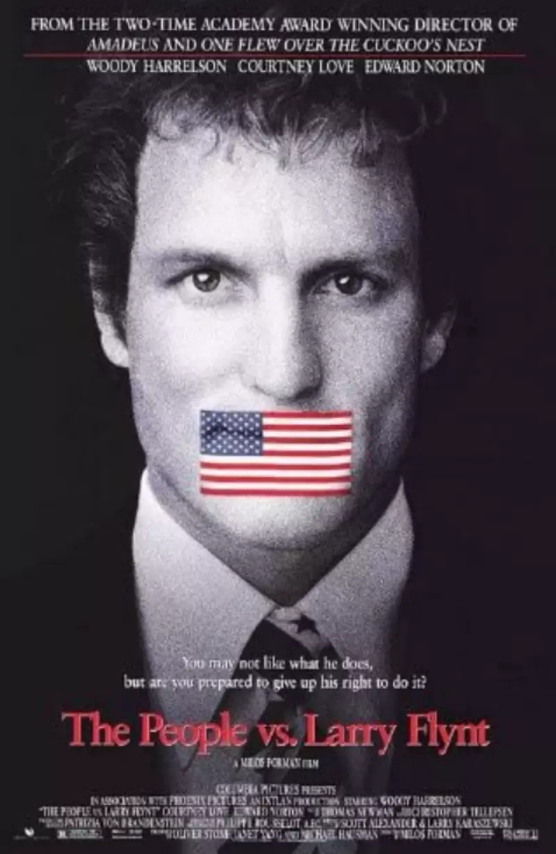 The People Vs Larry Flynt (1996) Most Famous Movie Posters Ever