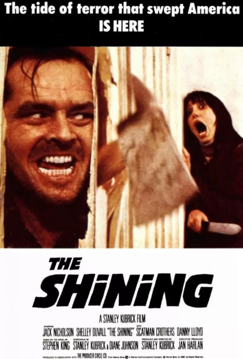 The Shining (1980) Most Famous Movie Posters Ever